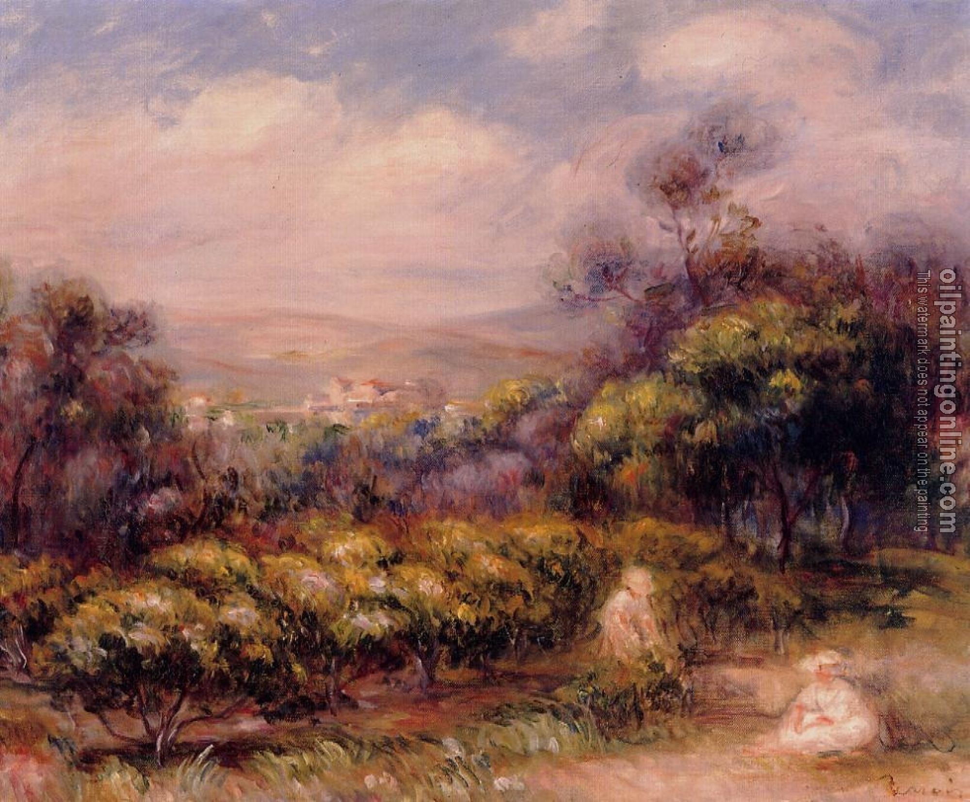 Renoir, Pierre Auguste - Cagnes Landscape